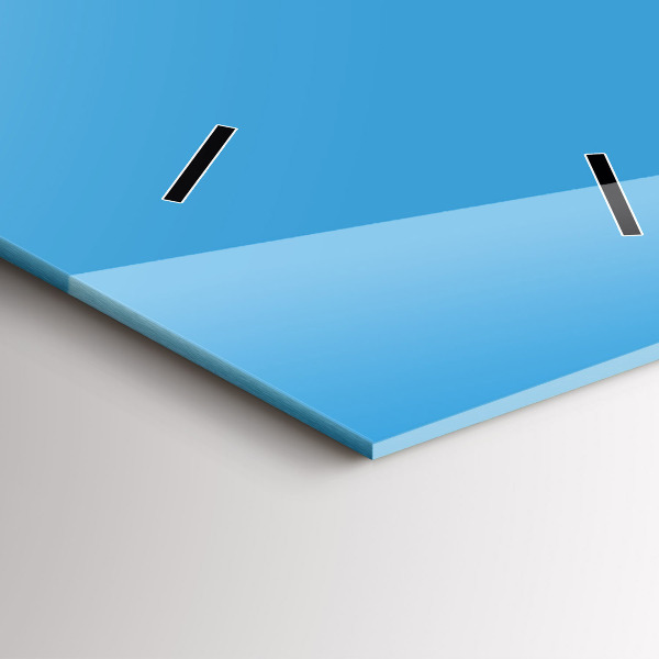 Zegar ścienny pionowy Kolor błękitny