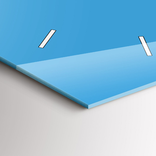 Zegar ścienny pionowy Kolor błękitny