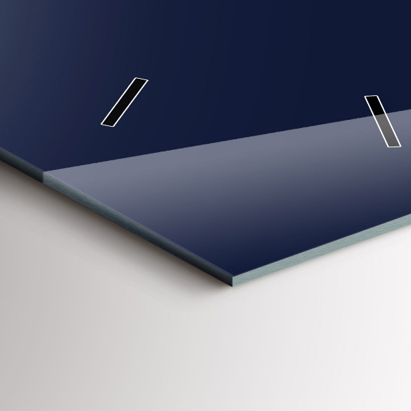 Zegar ścienny pionowy Kolor ciemny granatowy