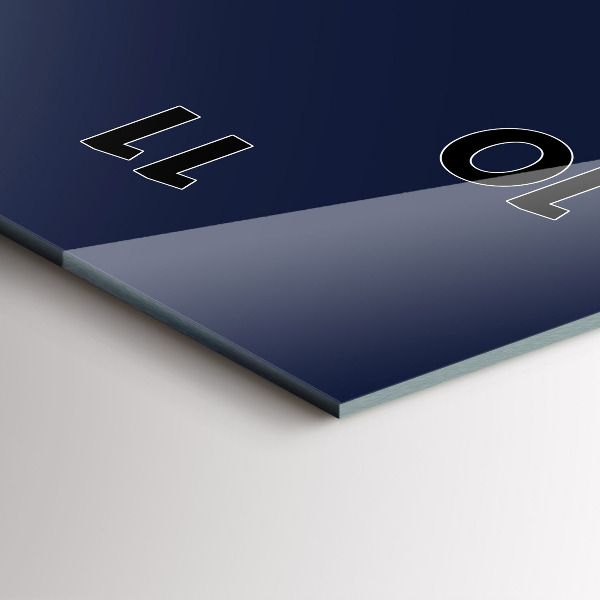 Zegar ścienny pionowy Kolor ciemny granatowy