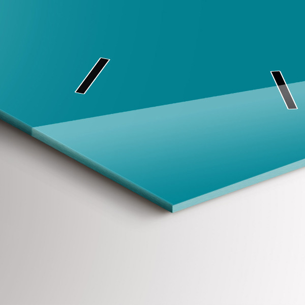 Zegar ścienny pionowy Kolor morski