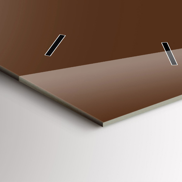 Zegar ścienny pionowy Kolor brązowy