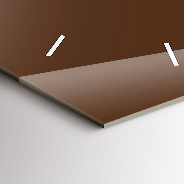 Zegar ścienny pionowy Kolor brązowy