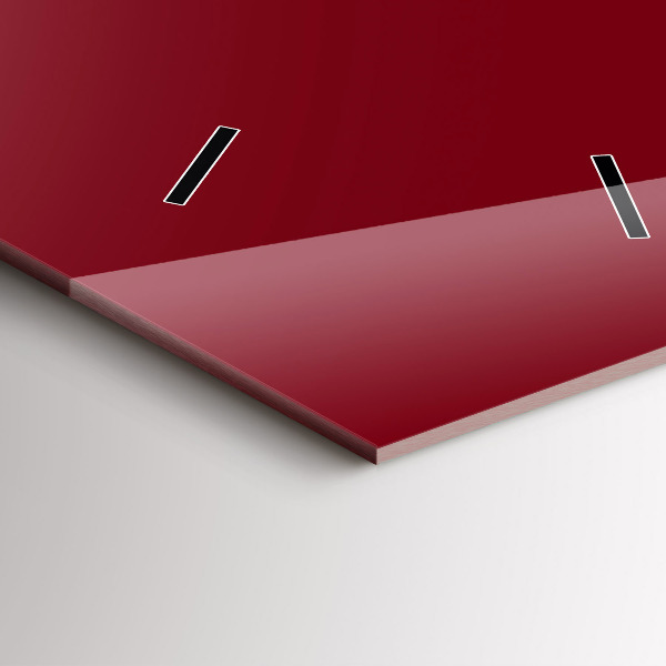 Zegar ścienny pionowy Kolor burgundowy