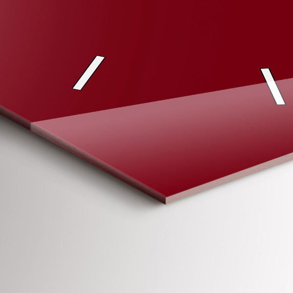 Zegar ścienny pionowy Kolor burgundowy