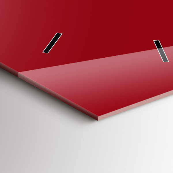 Zegar ścienny pionowy Kolor czerwony