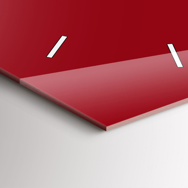 Zegar ścienny pionowy Kolor czerwony