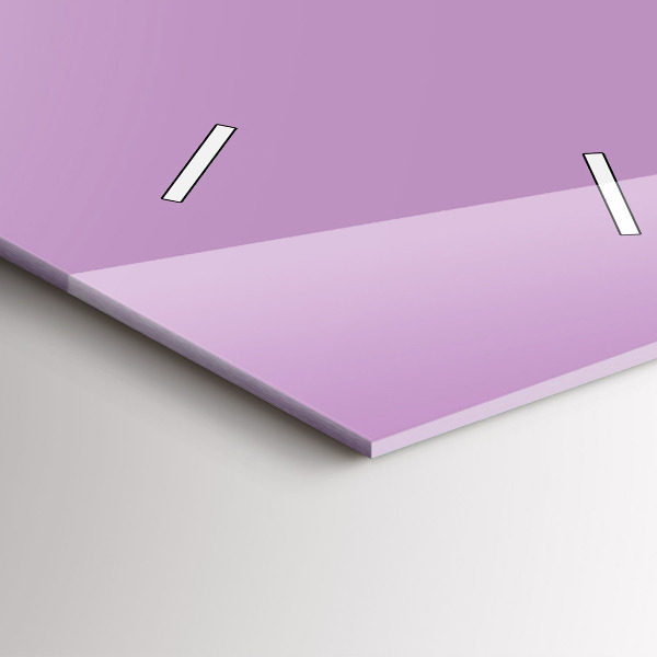 Zegar ścienny pionowy Kolor liliowy