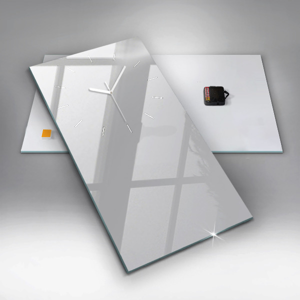 Zegar ścienny pionowy Kolor jasny szary