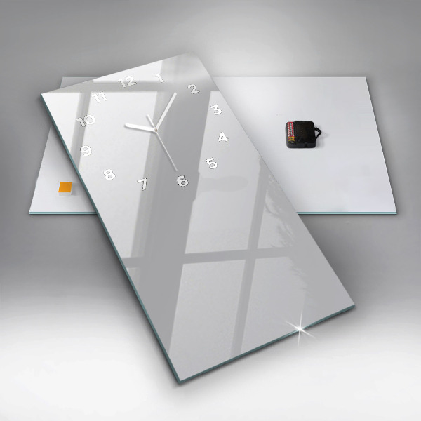 Zegar ścienny pionowy Kolor jasny szary