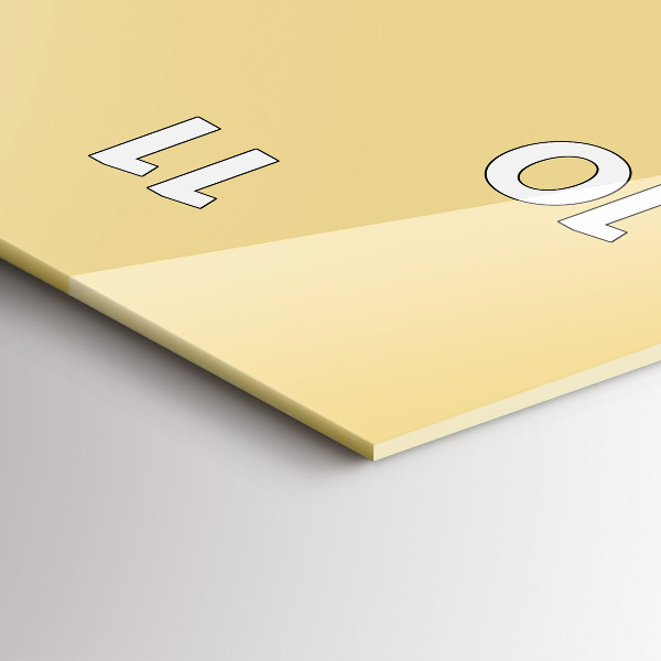 Zegar ścienny pionowy Kolor kremowy