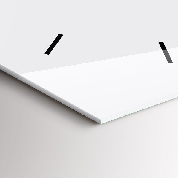 Zegar ścienny pionowy Kolor ciemna biel