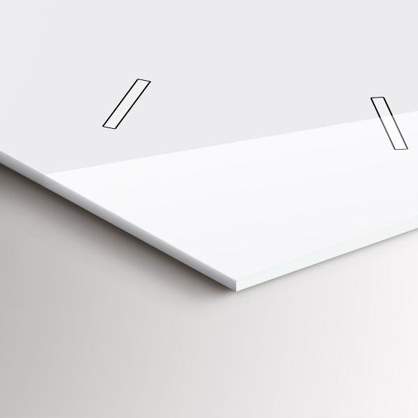 Zegar ścienny pionowy Kolor ciemna biel