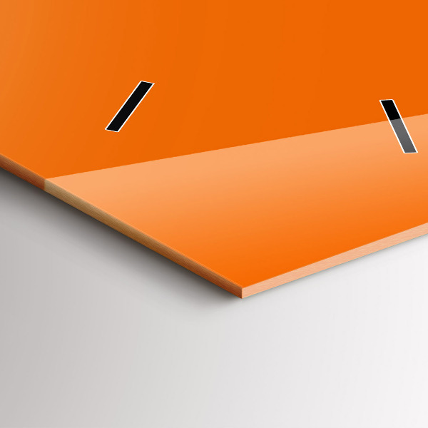 Zegar ścienny pionowy Kolor pomarańczowy