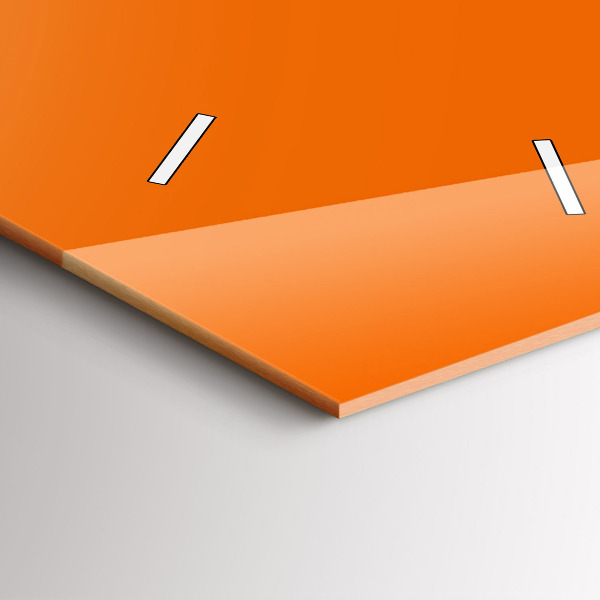 Zegar ścienny pionowy Kolor pomarańczowy