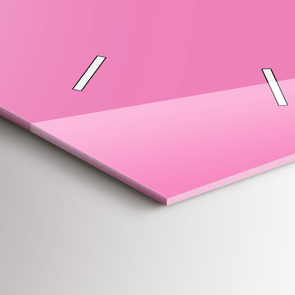 Zegar ścienny pionowy Kolor różowy