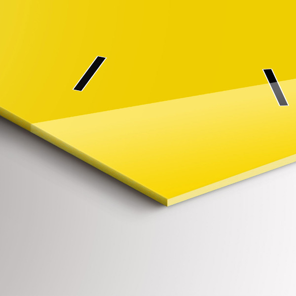 Zegar ścienny pionowy Kolor jasny żółty