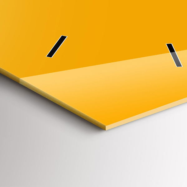 Zegar ścienny pionowy Kolor złoto-żółty