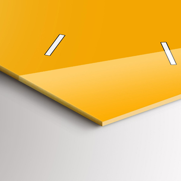 Zegar ścienny pionowy Kolor złoto-żółty