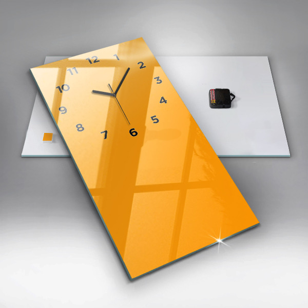 Zegar ścienny pionowy Kolor złoto-żółty