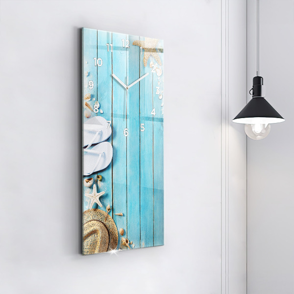 Zegar szklany pionowy Wakacyjne akcesoria