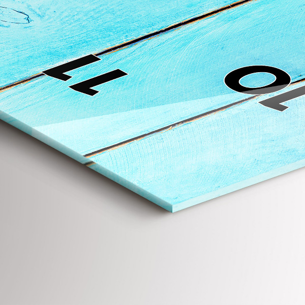 Zegar szklany pionowy Wakacyjne akcesoria