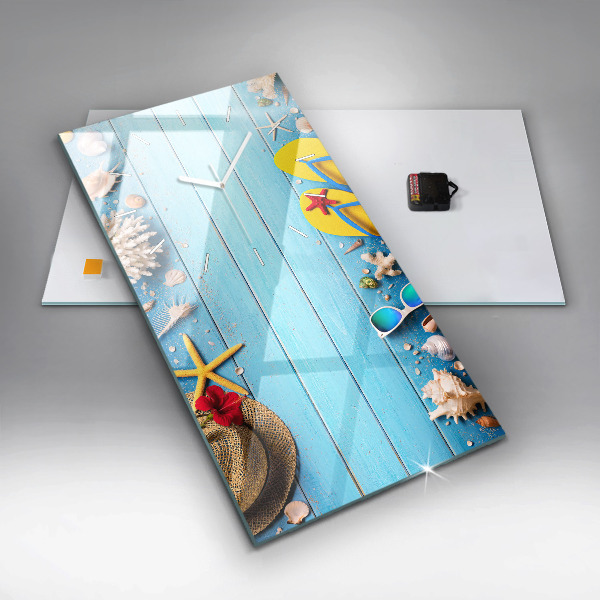 Zegar szklany pionowy Akcesoria plażowe