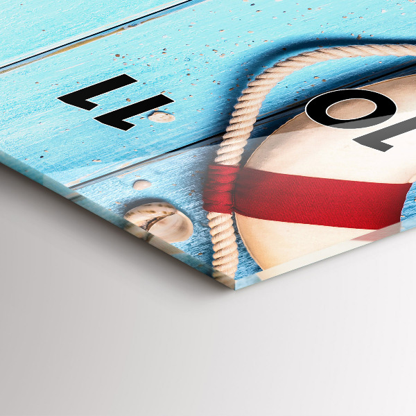 Zegar szklany pionowy Akcesoria plażowe