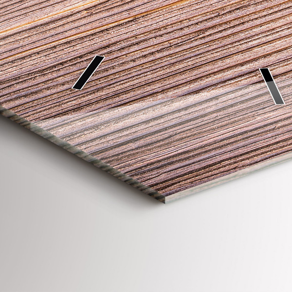 Zegar szklany pionowy Papryczki