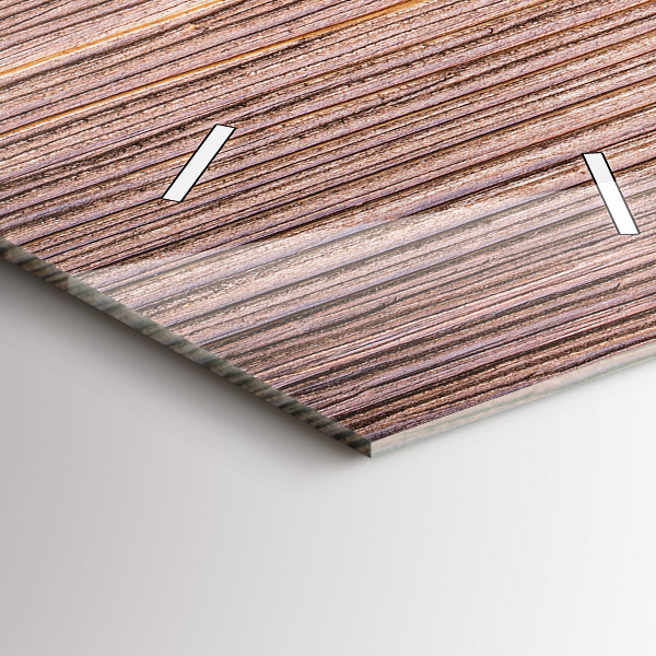 Zegar szklany pionowy Papryczki