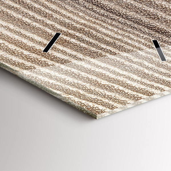 Zegar szklany pionowy Pień drzewa