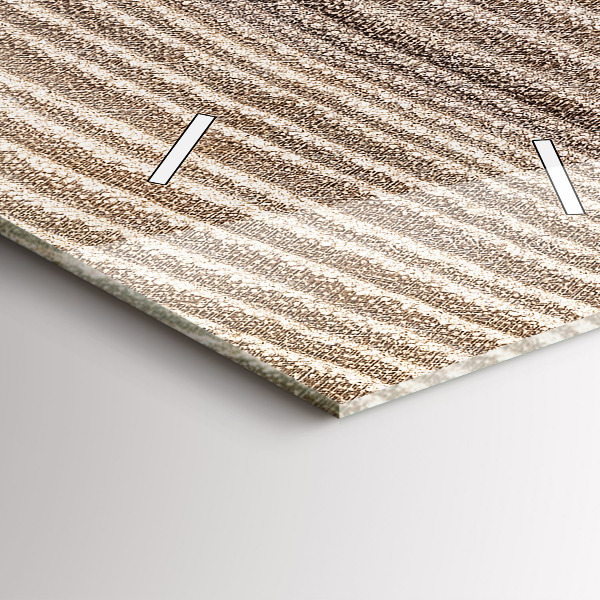 Zegar szklany pionowy Pień drzewa