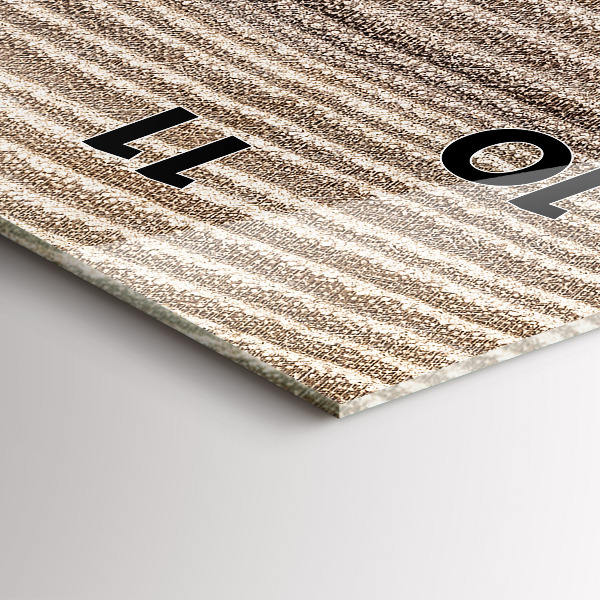 Zegar szklany pionowy Pień drzewa