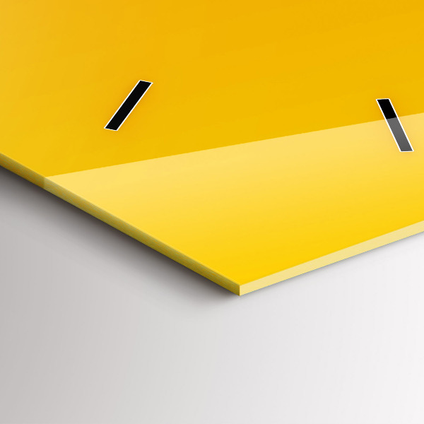 Zegar szklany pionowy Pomarańcza