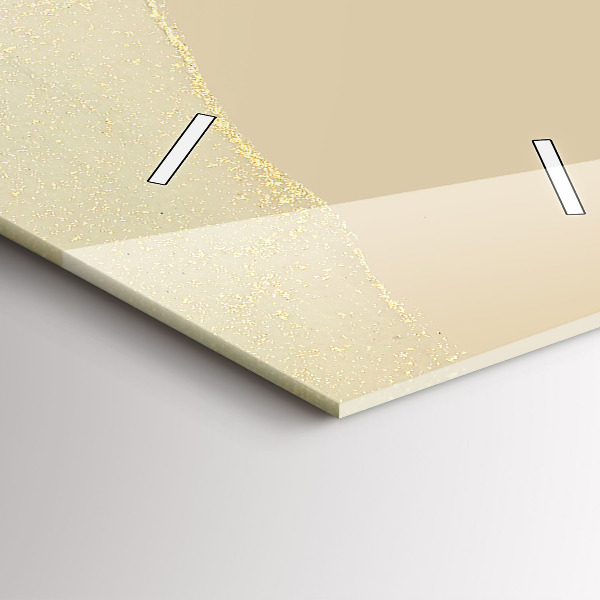 Zegar szklany pionowy Abstrakcja barw