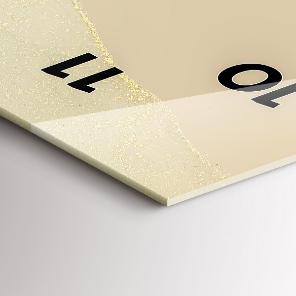 Zegar szklany pionowy Abstrakcja barw