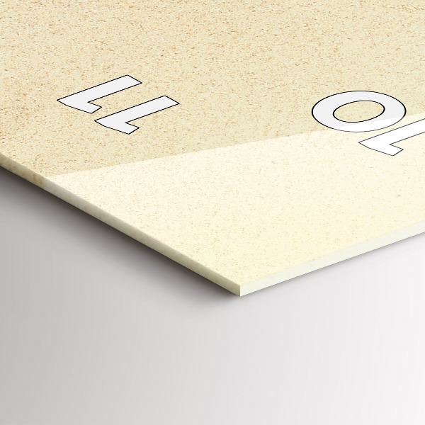 Zegar ścienny pionowy Złota abstrakcja