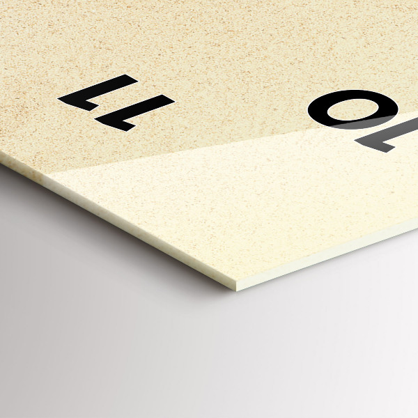 Zegar ścienny pionowy Złota abstrakcja