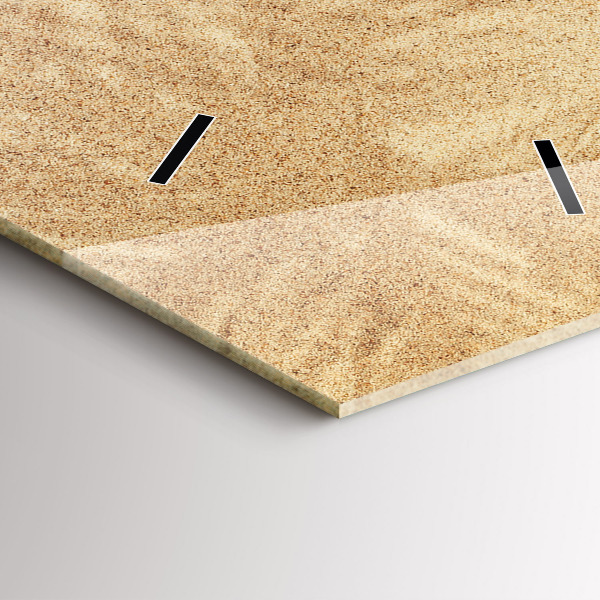 Zegar ścienny pionowy Złota abstrakcja