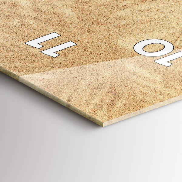 Zegar ścienny pionowy Złota abstrakcja