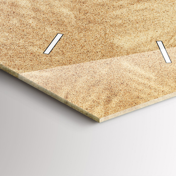 Zegar ścienny pionowy Złota abstrakcja