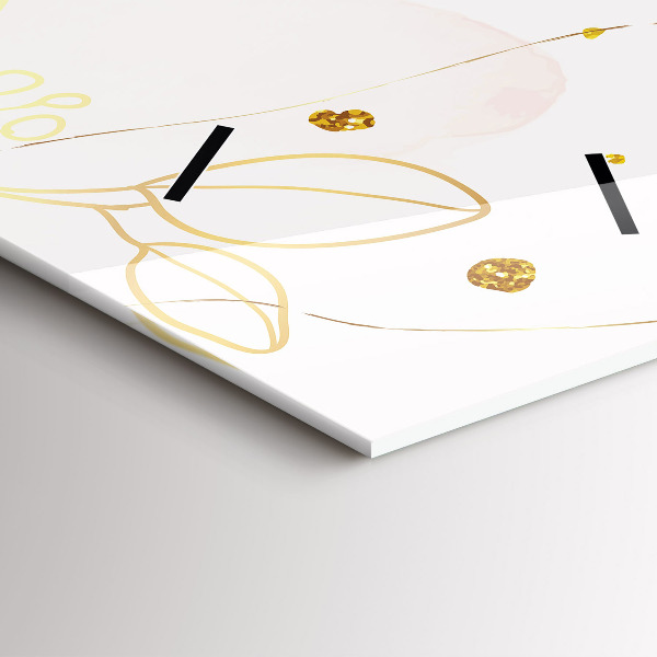 Zegar ścienny pionowy Pastelowa abstrakcja