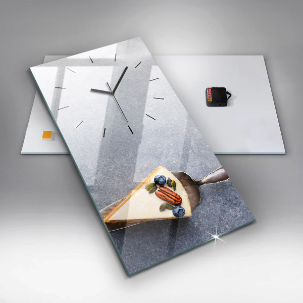 Zegar ścienny pionowy Kawałek ciasta