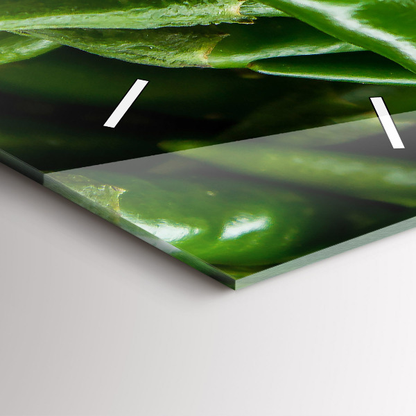 Zegar ścienny pionowy Zielona papryczka