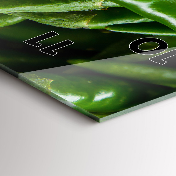 Zegar ścienny pionowy Zielona papryczka