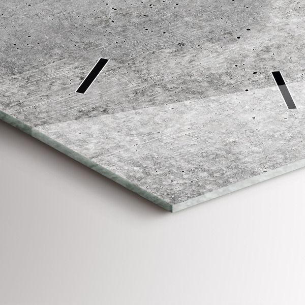 Zegar ścienny pionowy Surowa ściana