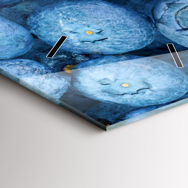 Zegar ścienny pionowy Jagody i maliny