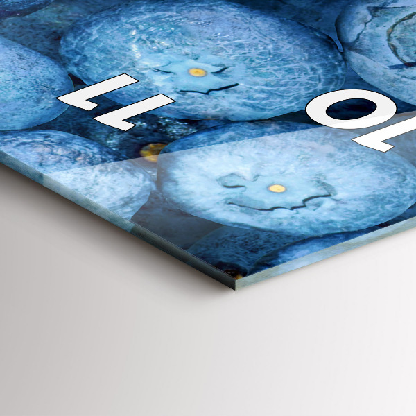 Zegar ścienny pionowy Jagody i maliny