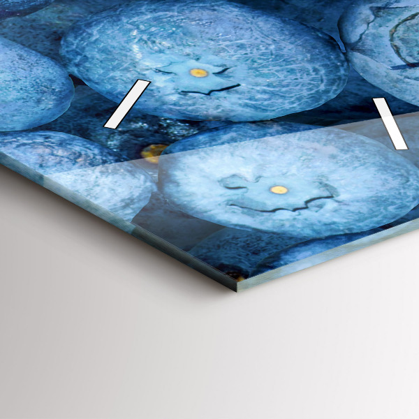 Zegar ścienny pionowy Jagody i maliny