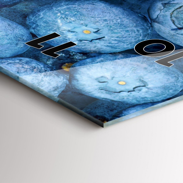 Zegar ścienny pionowy Jagody i maliny